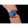Swiss IWC Portuguese Blue Dial Gold Case Blue Leather Bracelet 1453919