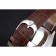 Rolex Cellini White Dial Stainless Steel Case Brown Leather Bracelet 622723