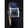 Cartier Tank MC Stainless Steel Case Blue Dial Blue Leather Strap 622178