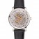 Swiss Piaget Altiplano Skeleton Dial With Diamonds Stainless Steel Case Black Leather Strap