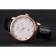 Patek Philippe Calatrava Date White Dial Rose Gold Case Black Leather Strap