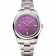 Rolex Oyster Perpetual Red Grape Dial Stainless Steel Case And Bracelet