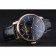 Vacheron Constantin Tourbillion Power Reserve Black Dial Gold Case Black Leather Bracelet 1454271