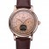 Patek Philippe Geneve Grand Complications Rose Dial Tourbillon Brown Leather Band 622158
