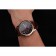 Longines Column Wheel Black Dial Two Tone Case Brown Leather Strap