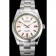 Swiss Rolex Milgauss White Dial Orange Markings Stainless Steel Case And Bracelet