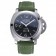 Panerai Luminor GMT Stainless Steel Bezel Green Leather Bracelet 622318