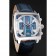 Tag Heuer Monaco 24 Calibre 36 Chronograph Blue And Grey Stripes Dial Blue Leather Strap 622273