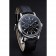 Patek Philippe Geneve Grand Complications Black Dial Stainless Steel Bezel Black Leather Band 622153
