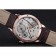 Patek Philippe Geneve Two Dial Rose Dial Rose Gold Bezel Brown Leather Band 622149