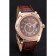 Rolex Sky Dweller Brown Dial Rose Gold Case Brown Leather Strap