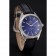 Omega Globemaster Blue Dial Stainless Steel Case Black Leather Strap