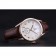 Tag Heuer Carerra Calibre 6 White Dial Red Numbers Brown Leather Band 622161