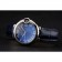 Cartier Ballon Bleu Silver Bezel with Dark Blue Dial and Dark Blue Leather Band 621555