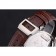 IWC Portugieser Chronograph White Dial Rose Gold Hands And Numerals Steel Case With Diamonds Brown Leather Strap