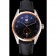 Tag Heuer Carerra Calibre 6 Black Dial Rose Gold Black Leather Band 622163