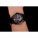 Swiss IWC Pilot's Watch Black Dial With Orange Markings Black Plated Stainless Steel Case Black Leather Strap 1453737
