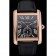 Cartier Tank MC Black Dial Gold Case Black Leather Strap 622580
