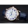 Patek Philippe Calatrava White Dial Blue Roman Numerals Gold Case Blue Leather Bracelet 1454056