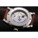 Patek Philippe Grand Complications Day Date Tourbillon Black Dial Rose Gold Numerals Stainless Steel Case Brown Suede Leather Strap 1453815