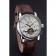 Patek Philippe Grand Complications Stainless Steel Case White Dial Roman Numerals Brown Leather Strap 622254