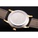 Patek Philippe Calatrava White Embossed Dial Gold Case Black Leather Strap