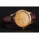 Vacheron Constantin Patrimony Chronometre Royal Gold Dial Gold Case Brown Leather Strap