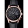 Patek Philippe Grand Complications Black Dial Gold Case Black Leather Bracelet 1454238