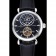 Vacheron Constantin Traditionnelle Tourbillon Black Dial Silver Case Black Leather Bracelet 1454063