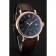 Swiss IWC Portofino Gold Case Black Dial Brown Leather Bracelet 622669