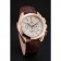 Omega Seamaster Aqua Terra Chronograph Ivory Dial Gold Case Brown Leather Bracelet 622530