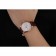 Rolex Cellini White Rose Dial Gold Case Brown Leather Bracelet 622725