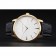 Swiss Vacheron Constantin Patrimony Grand Taille White Dial Gold Case Black Leather Bracelet 1454176
