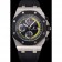 Swiss Audemars Piguet Royal Oak Offshore Black And Yellow Dial Stainless Steel Case Black Rubber Strap 622855