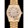 Swiss Rolex Day Date Yellow Gold Diamond Pave