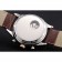 Patek Philippe Moonphase Chronograph White Dial Gold Case Brown Leather Strap 622843