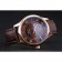 Omega DeVille Brown Dial Gold Case Brown Leather Strap 622831