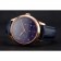 Swiss IWC Portugieser Power Reserve Blue Dial Rose Gold Case Blue Leather Strap