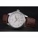 Rolex Cellini White Dial Stainless Steel Case Brown Leather Bracelet 622723
