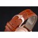 Swiss Rolex Cellini Date White Dial Rose Gold Case Brown Leather Strap