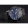 Porsche Design Indicator Black Dial Gold Numerals Black PVD Case Black Rubber Strap