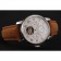 Patek Philippe Grand Complications Day Date Tourbillon White Dial Rose Gold Numerals Stainless Steel Case Brown Suede Leather Strap 1453818
