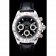 Rolex Daytona Lady Stainless Steel Case Black Dial Black Leather Strap Tachymeter