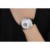 Cartier Calibre Tourbillon White Dial Stainless Steel Case Black Leather Strap 622751