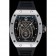 Richard Mille Tourbillion Spider RM 19-01 Silver Case Black Rubber Bracelet 1454256