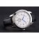 Vacheron Constantin Traditionnelle White Ship Dial Stainless Steel Case Black Leather Strap