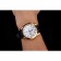 Omega Chronograph White Dial Gold Case Blue Leather Strap