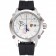 Porsche Design Indicator White Dial Steel Case Black Rubber Strap