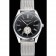 Patek Philippe Calatrava Small Seconds Black Engraved Dial Stainless Steel Case And Bracelet