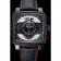 Tag Heuer Monaco Black-Red Perforated Leather Strap Black Dial 80309